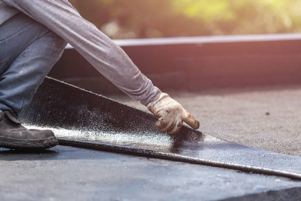 Professional Waterproofing technician working in Richboro, PA